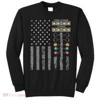 American Flag Drag Racing Strip Tree Light For Dragster Sweatshirt thumb 0