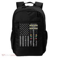 American Flag Drag Racing Strip Tree Light For Dragster Backpack thumb 0
