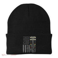 American Flag Drag Racing Strip Tree Light For Dragster Beanie thumb 0