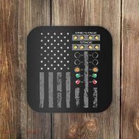 American Flag Drag Racing Strip Tree Light For Dragster Coaster thumb 0