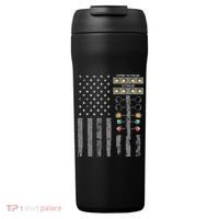 American Flag Drag Racing Strip Tree Light For Dragster 24oz Duet Stainless Steel Tumbler thumb 0