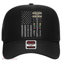 American Flag Drag Racing Strip Tree Light For Dragster Hat thumb 0