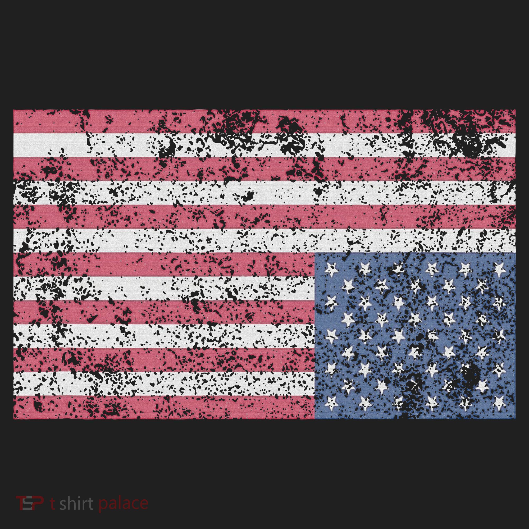 American Flag Distress Upside Down United States Usa Tumbler