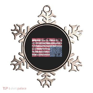 American Flag Distress Upside Down United States Usa Ornament