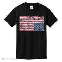 American Flag Distress Upside Down United States Usa Kids T-Shirt thumb 0