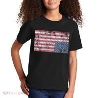 American Flag Distress Upside Down United States Usa Kids T-Shirt thumb 2