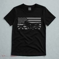 American Flag Dirt Bike Motocross Motocross T-Shirt thumb 5