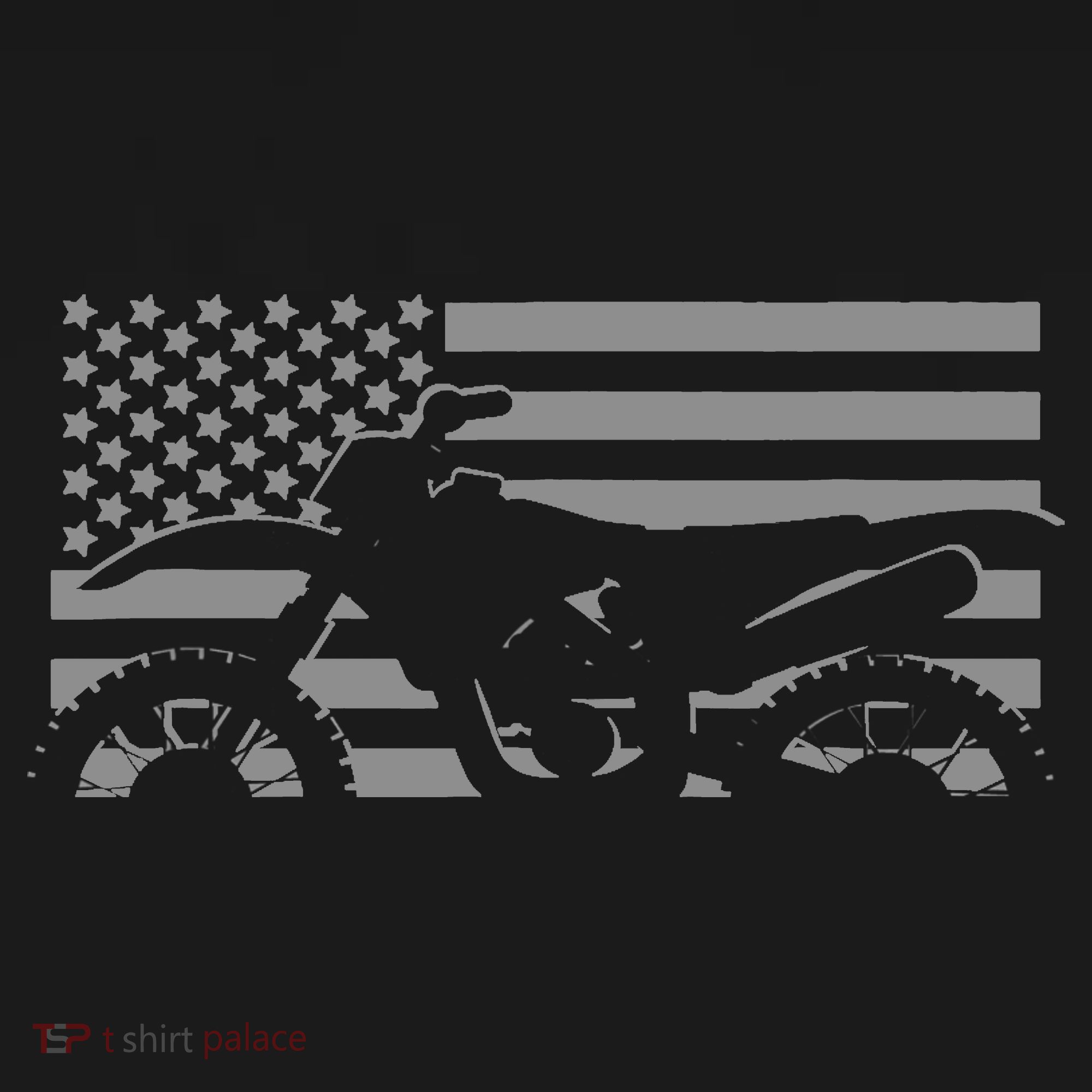 American Flag Dirt Bike Motocross Motocross Women's Tank Top
