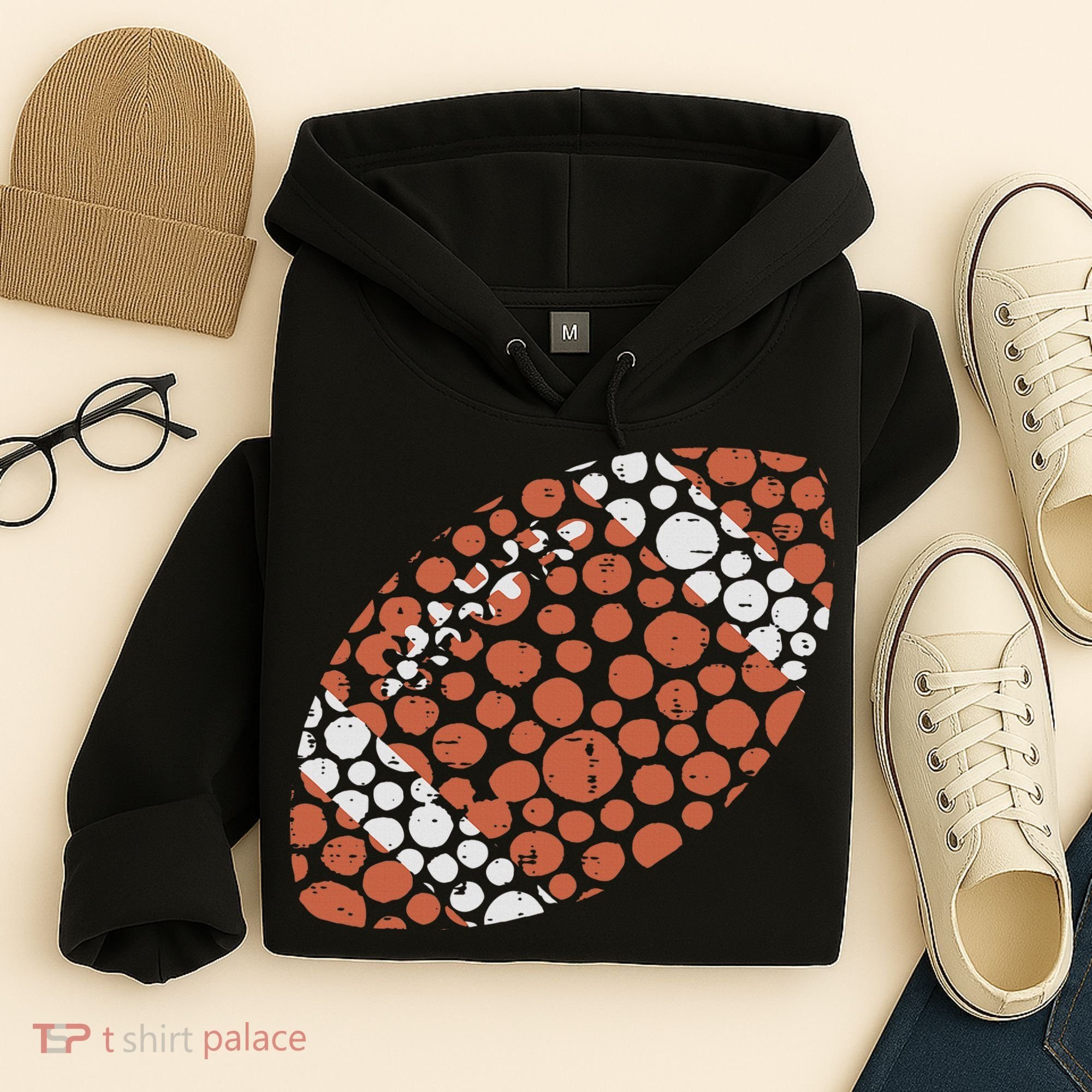 American Football Dots International Dot Day Hoodie