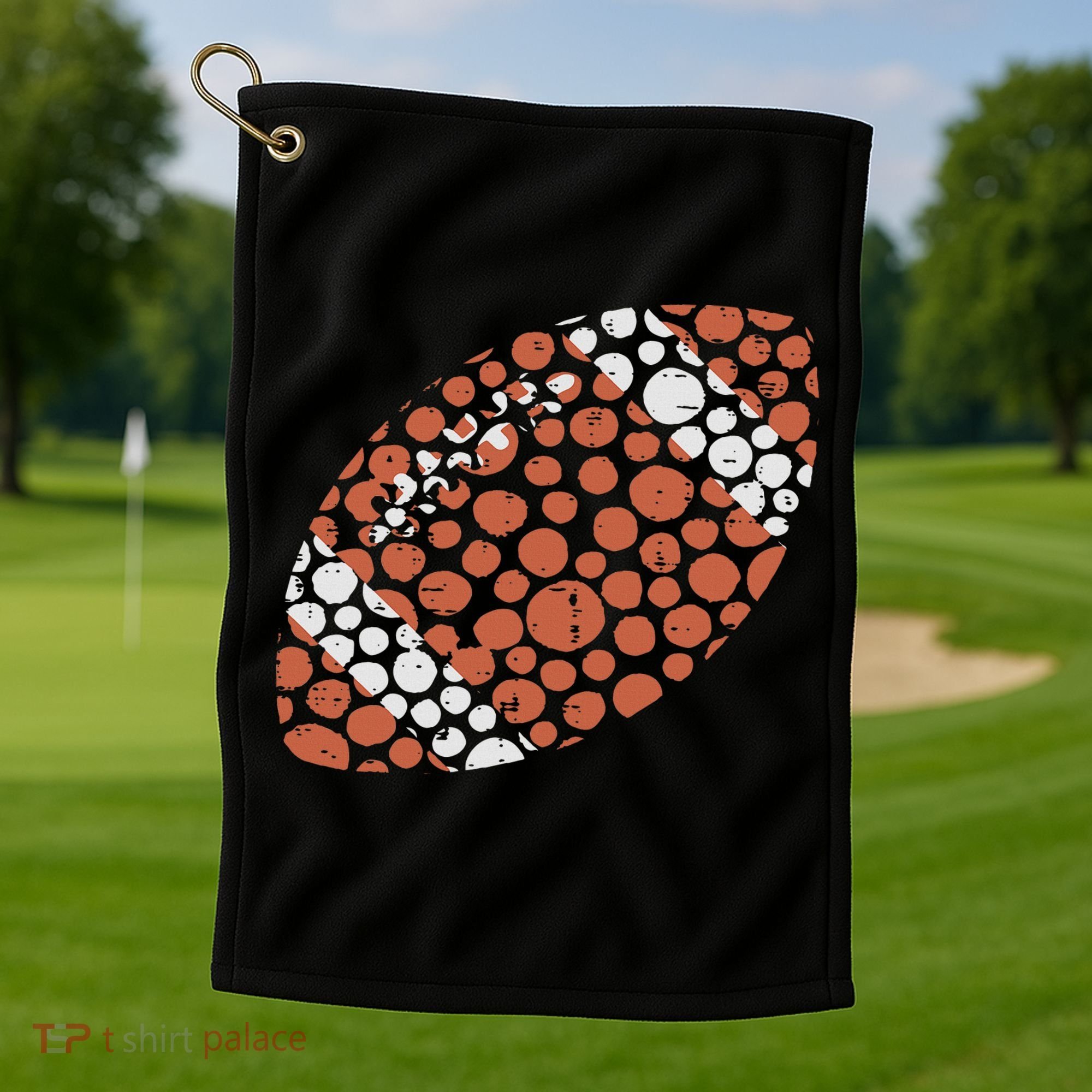 American Football Dots International Dot Day Golf Towel