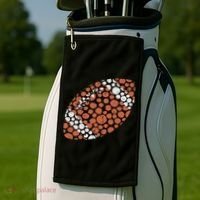 American Football Dots International Dot Day Golf Towel thumb 2