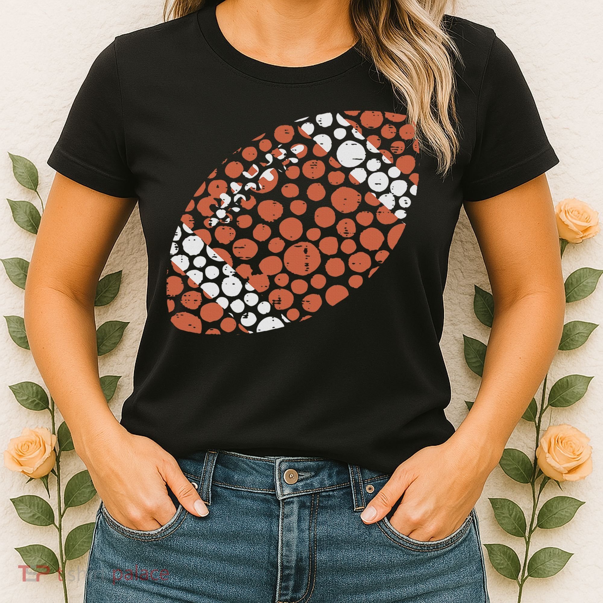 American Football Dots International Dot Day Women's T-Shirt