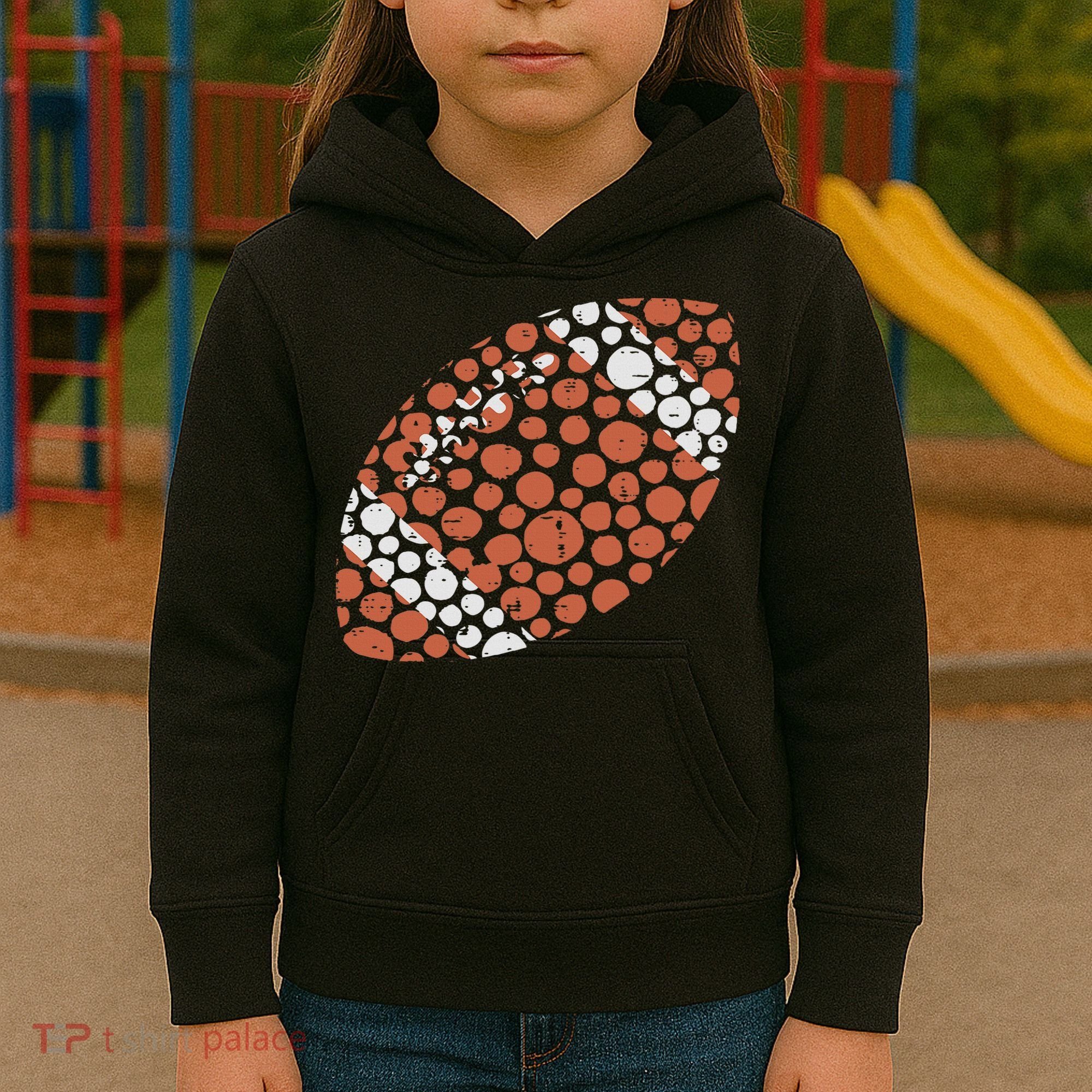 American Football Dots International Dot Day Kids Hoodie