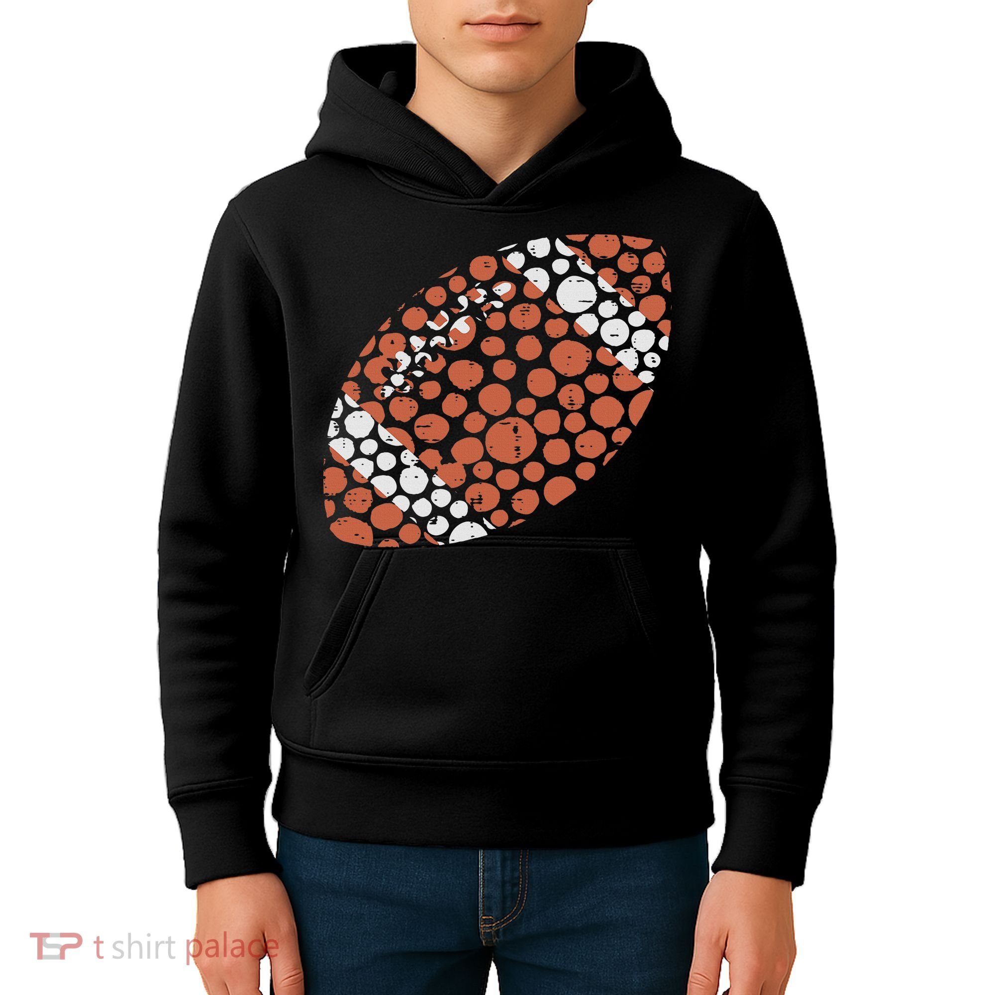 American Football Dots International Dot Day Kids Hoodie