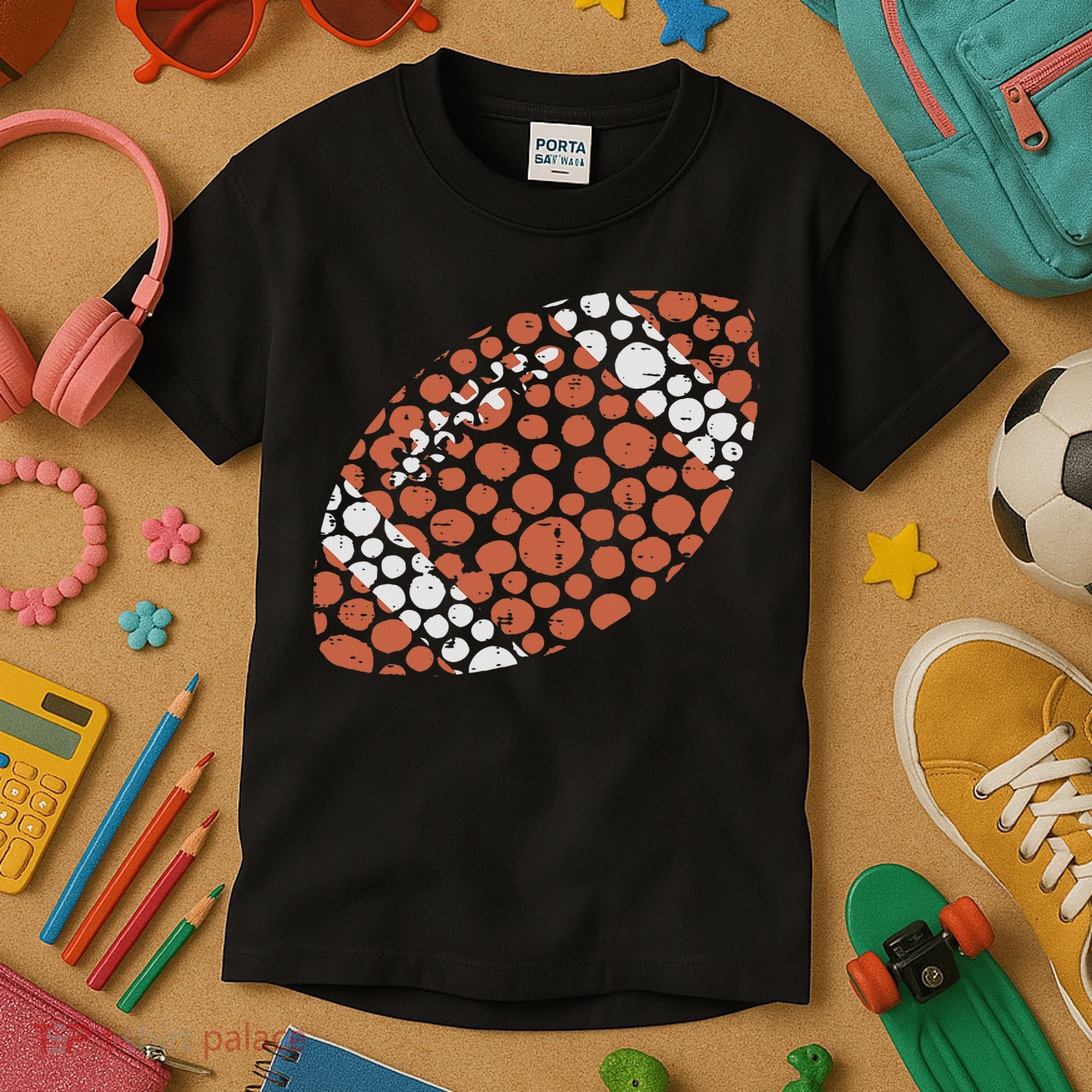American Football Dots International Dot Day Kids T-Shirt
