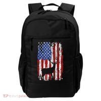 American Flag Deer Hunters Deer on American Flag Backpack thumb 0