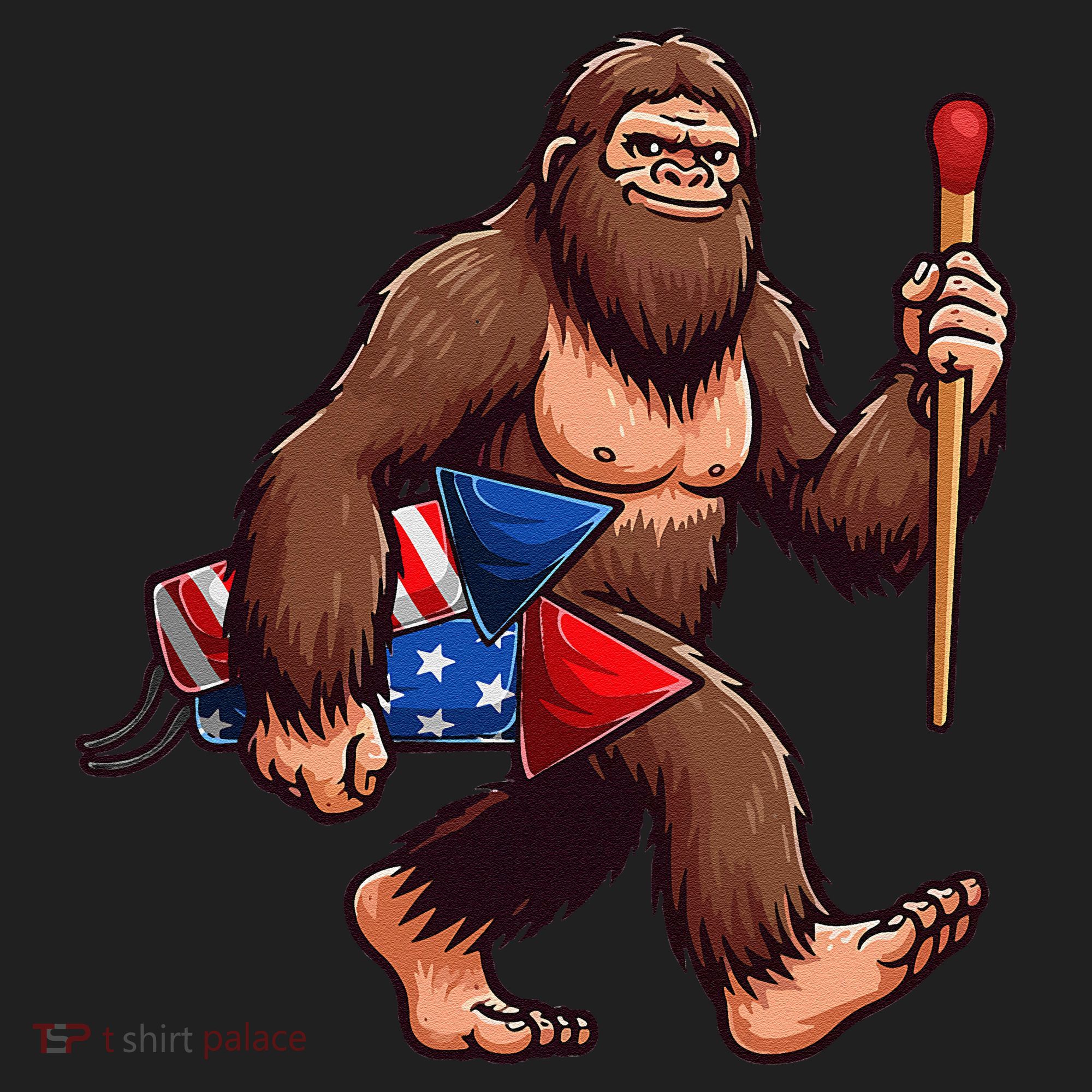 Assistant Fireworks Director 4th July Party Bigfoot Funny Women's Sweatshirt