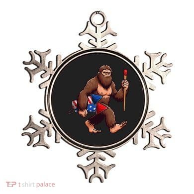 Assistant Fireworks Director 4th July Party Bigfoot Funny Ornament