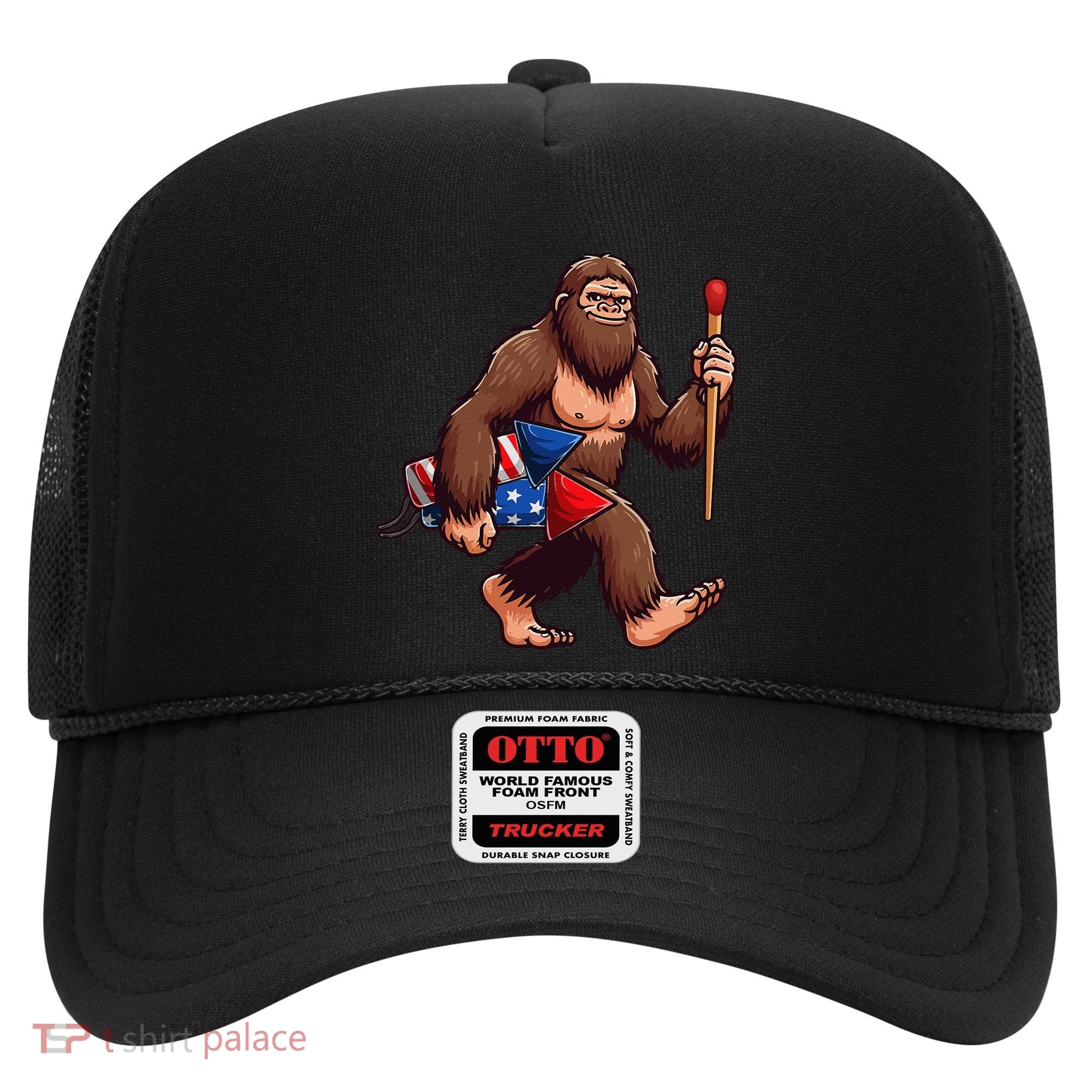 Assistant Fireworks Director 4th July Party Bigfoot Funny Hat