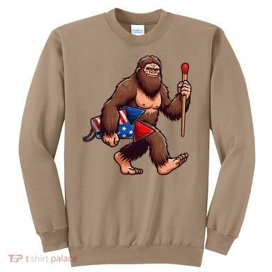Assistant Fireworks Director 4th July Party Bigfoot Funny Sweatshirt
