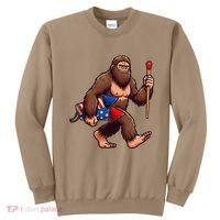 Assistant Fireworks Director 4th July Party Bigfoot Funny Sweatshirt thumb 0