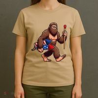 Assistant Fireworks Director 4th July Party Bigfoot Funny T-Shirt thumb 4