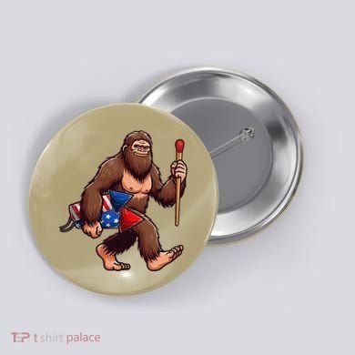 Assistant Fireworks Director 4th July Party Bigfoot Funny Button