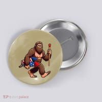 Assistant Fireworks Director 4th July Party Bigfoot Funny Button thumb 0