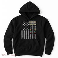 American Flag Drag Racing Strip Tree Light For Dragster Hoodie thumb 0