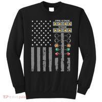 American Flag Drag Racing Strip Tree Light For Dragster Sweatshirt thumb 0