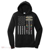 American Flag Drag Racing Strip Tree Light For Dragster Women's Hoodie thumb 0