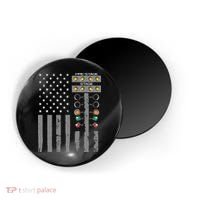 American Flag Drag Racing Strip Tree Light For Dragster Magnet thumb 0
