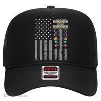 American Flag Drag Racing Strip Tree Light For Dragster Hat thumb 0