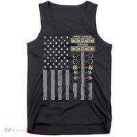 American Flag Drag Racing Strip Tree Light For Dragster Tank Top thumb 0