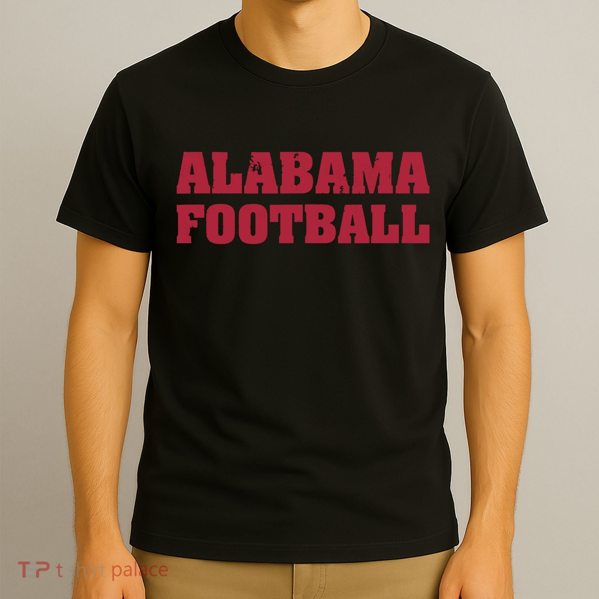 Alabama Football Distressed Vintage T-Shirt