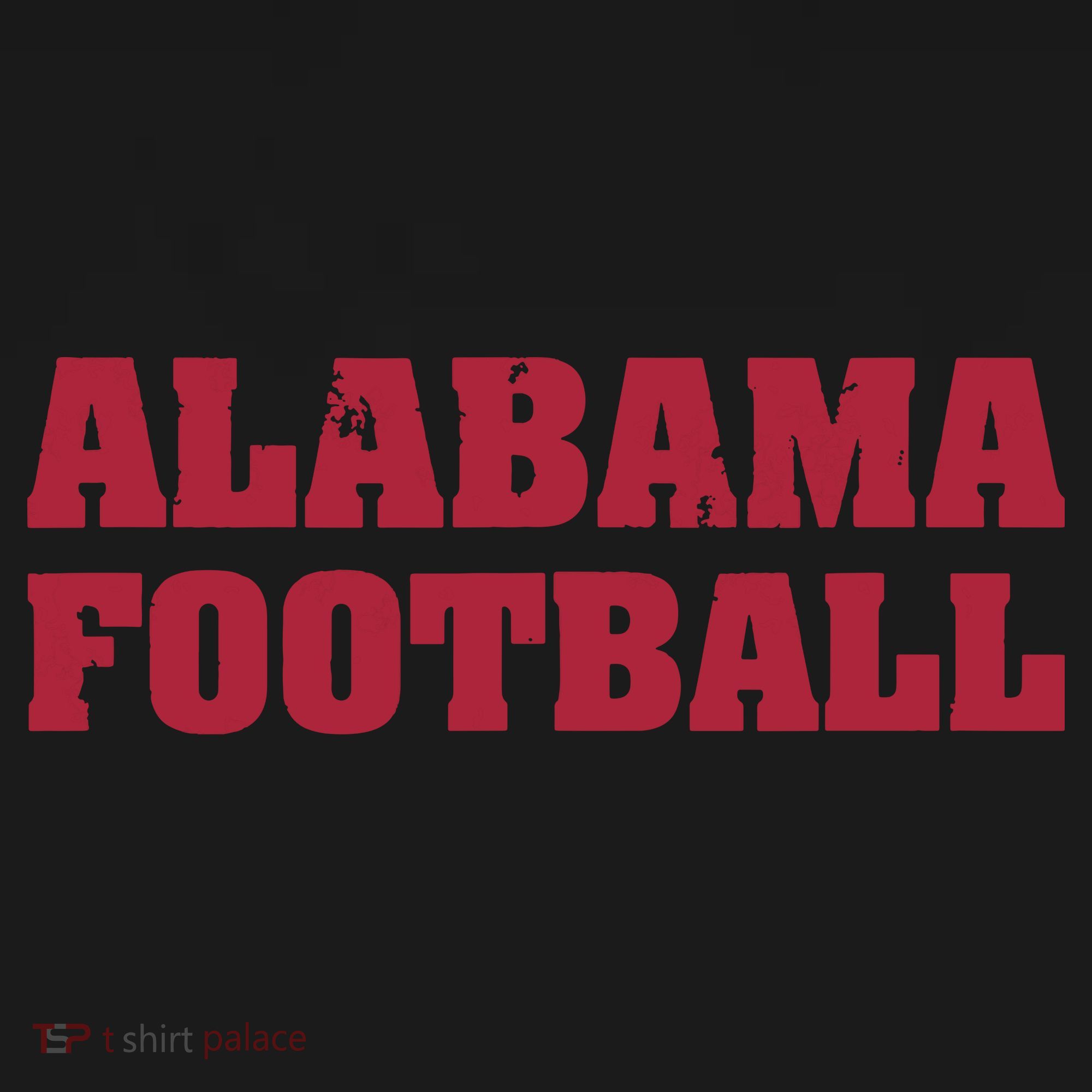 Alabama Football Distressed Vintage T-Shirt