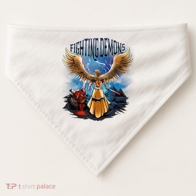 Angel Fighting Demons USA-Made Doggie Bandana
