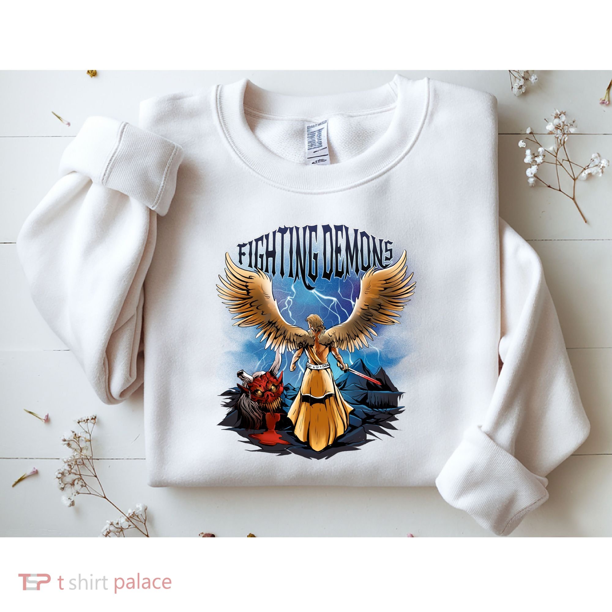 Angel Fighting Demons Sweatshirt