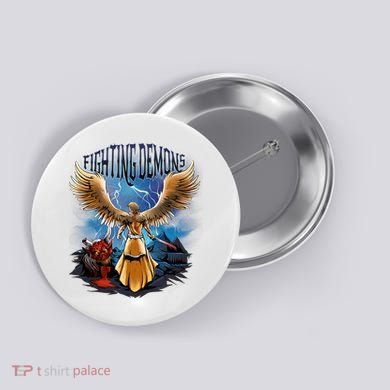 Angel Fighting Demons Button