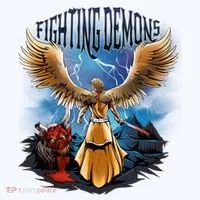 Angel Fighting Demons Bucket Hat thumb 4