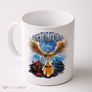 Angel Fighting Demons Coffee Mug