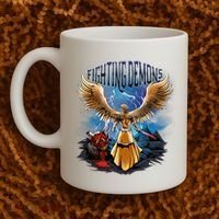 Angel Fighting Demons Coffee Mug thumb 2