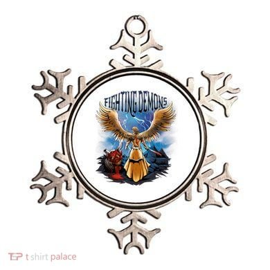 Angel Fighting Demons Ornament