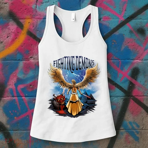 Angel Fighting Demons Women's Tank Top