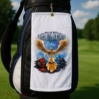 Angel Fighting Demons Golf Towel thumb 2