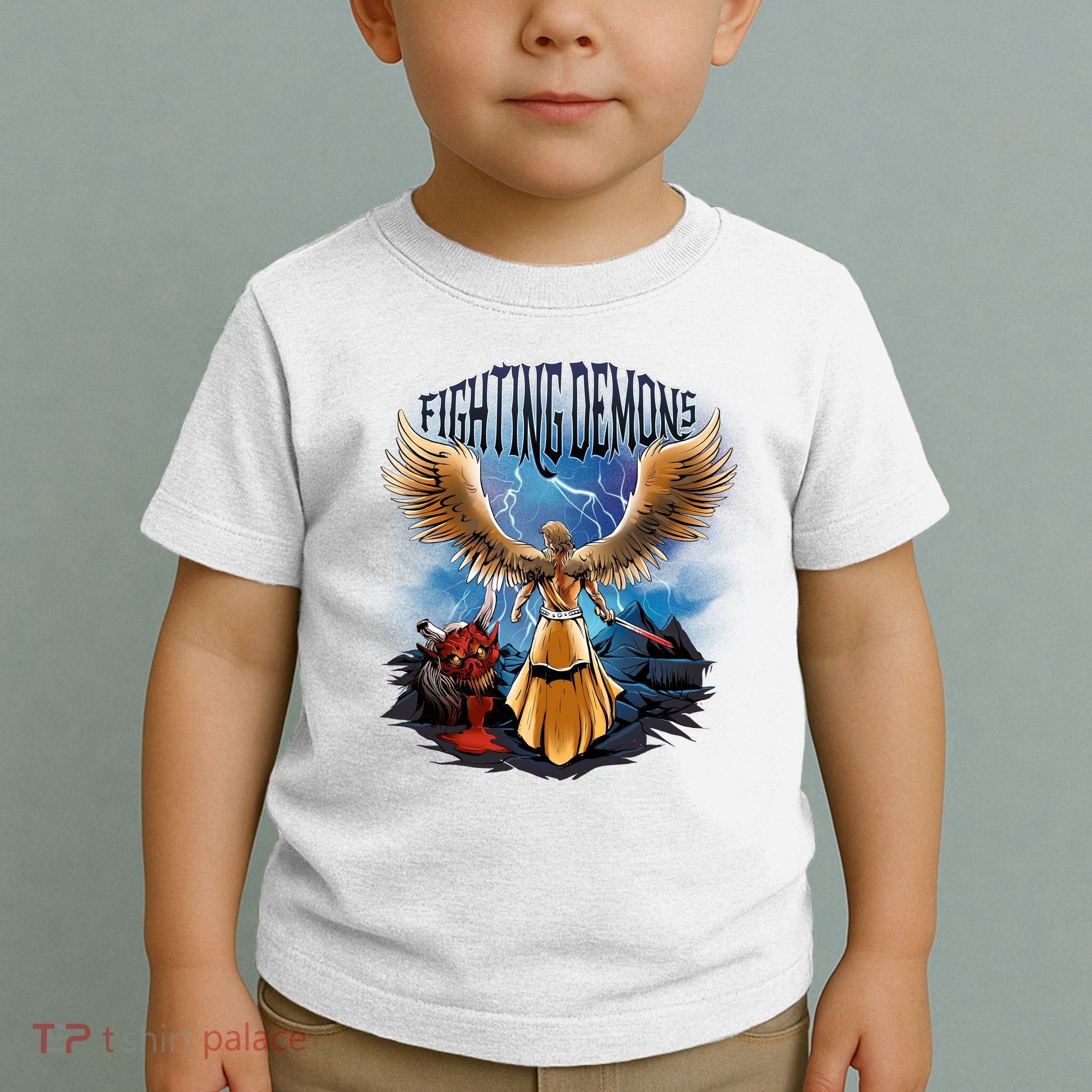 Angel Fighting Demons Toddler T-Shirt