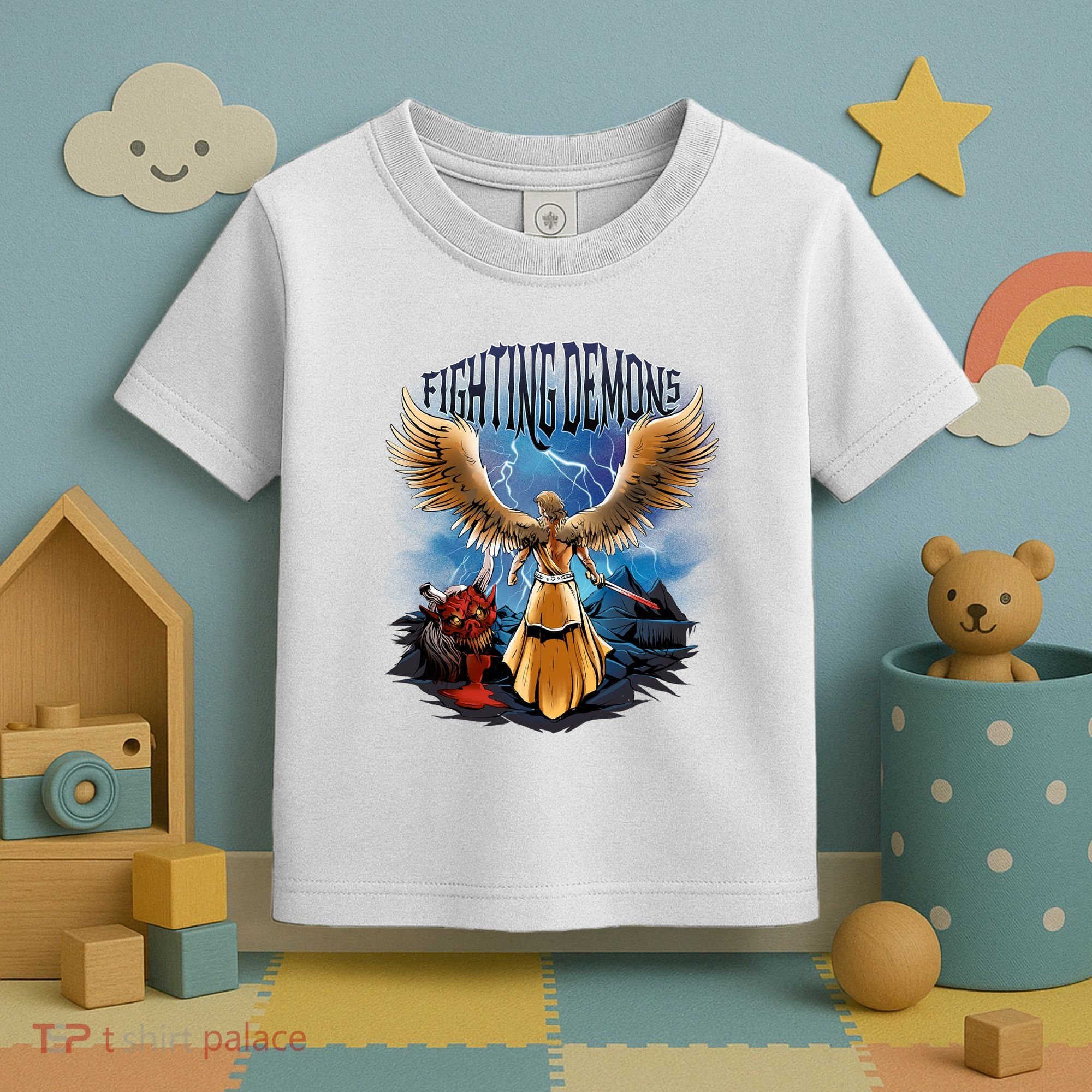 Angel Fighting Demons Toddler T-Shirt