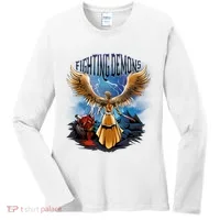 Angel Fighting Demons Women's Long Sleeve Shirt thumb 0
