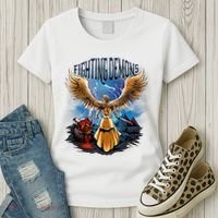 Angel Fighting Demons Women's T-Shirt thumb 3