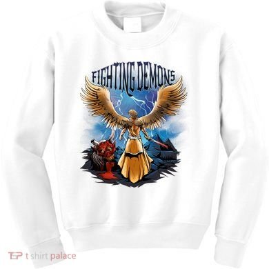 Angel Fighting Demons Kids Sweatshirt